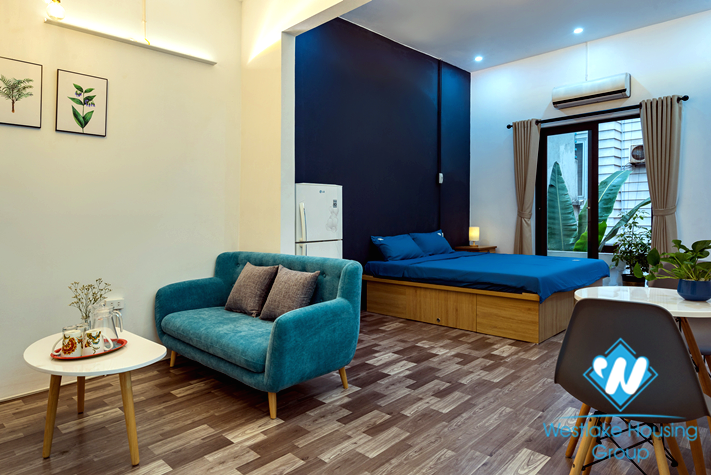 Spacious lovely studio for rent in Tran Phu